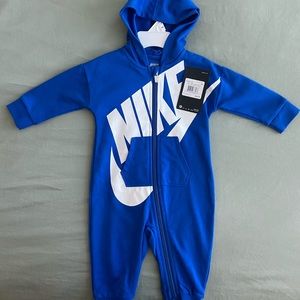 Nike® Size 6M All Day Play Coverall in Blue